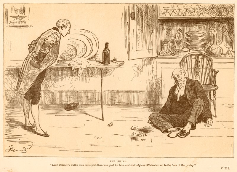 The Butler by Frederick Barnard
