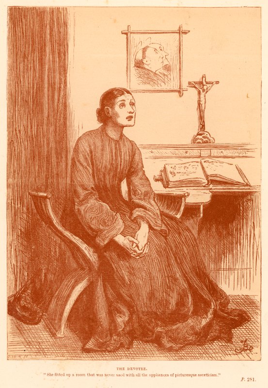 The Devotee by Frederick Barnard