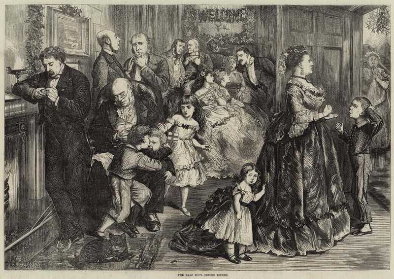 The Half Hour before Dinner by Frederick Barnard