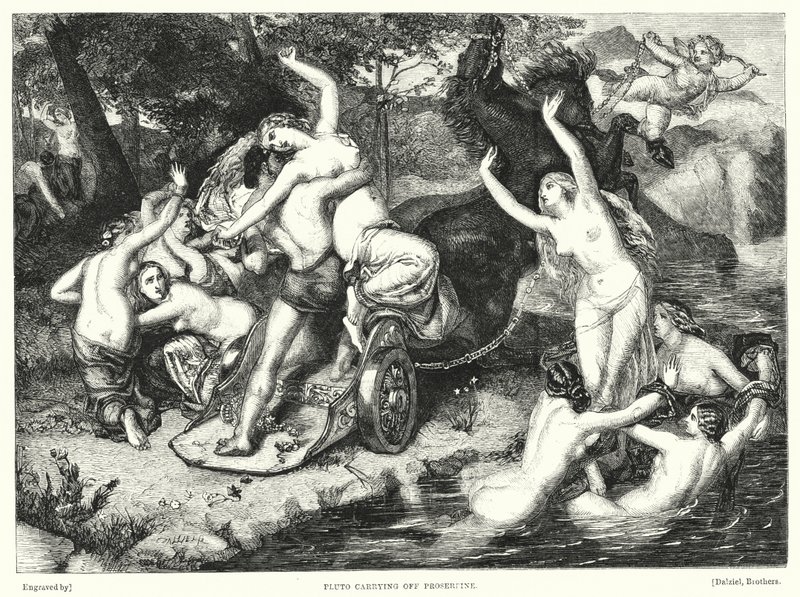 Pluto carrying off Proserpine by Frederick Richard Pickersgill