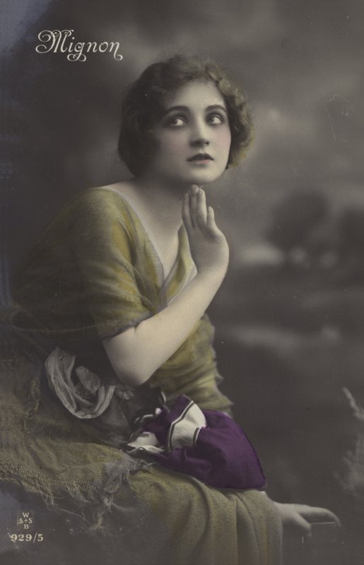 Girl in a Yellow Dress by French Photographer