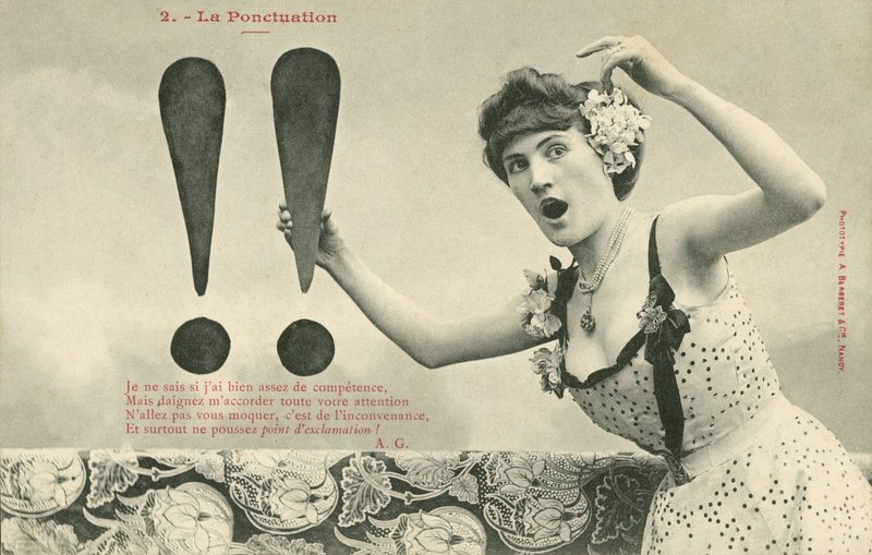 Girl with two exclamation marks by French Photographer