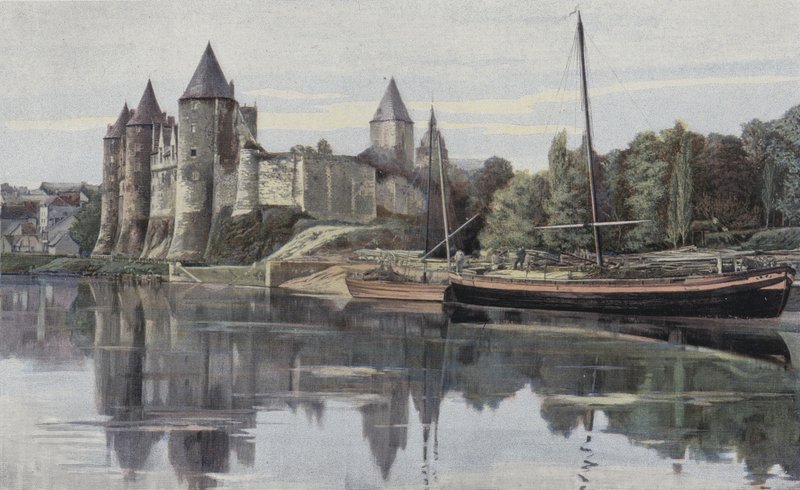 Josselin, Castle of the Rohan Family by French Photographer