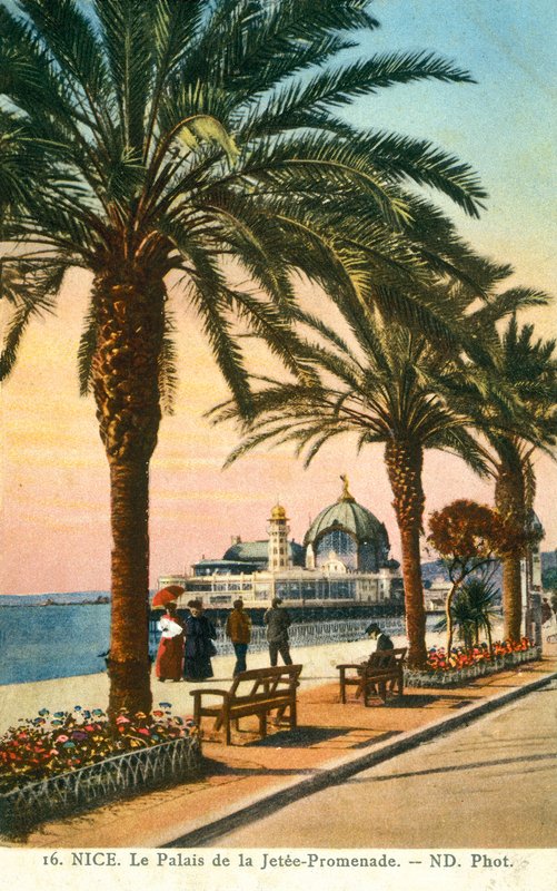 Nice, The Palace of the Jetty Promenade by French Photographer