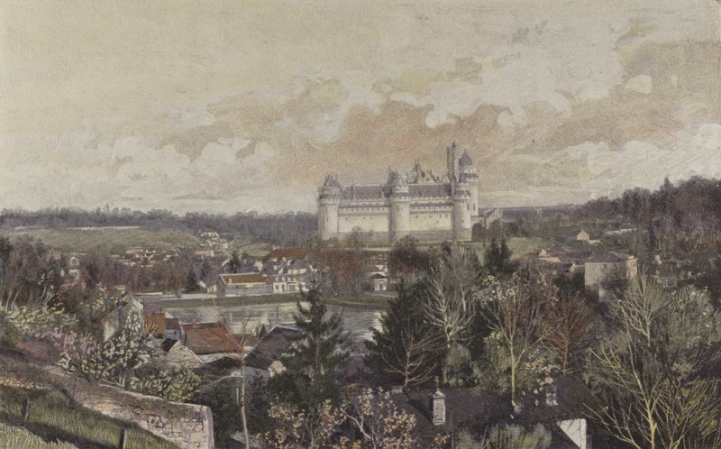 Pierrefonds, General View from the Rock by French Photographer