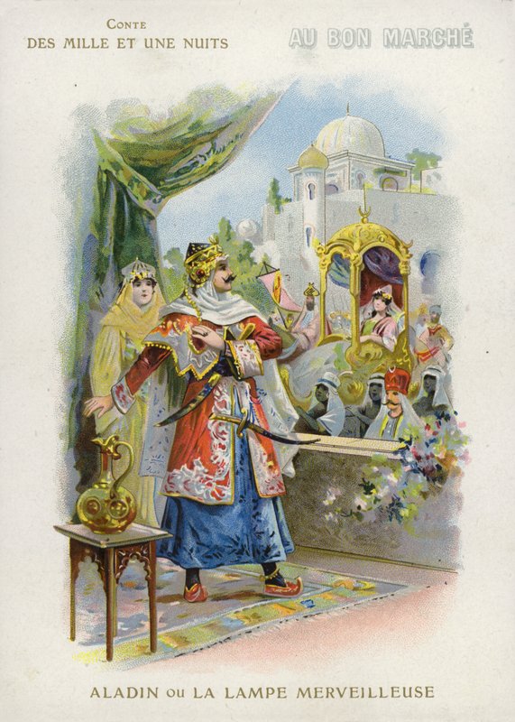 Aladdin and the Magic Lamp by French School