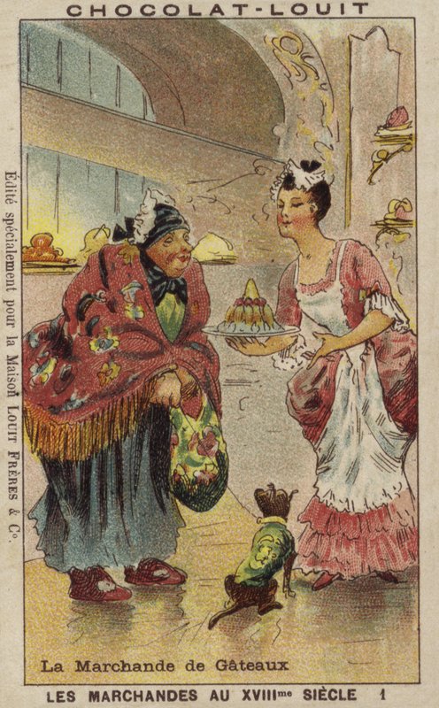 Cake Seller, 18th Century by French School