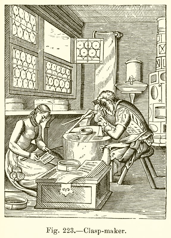 Clasp-maker by French School