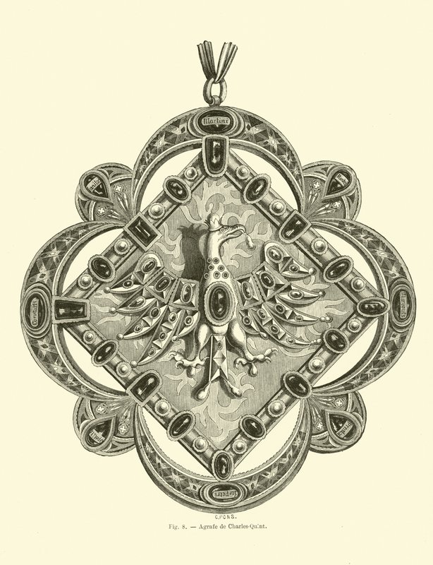 Clasp of the Emperor Charles V by French School