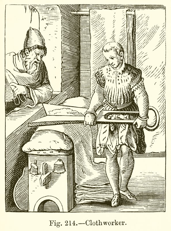 Cloth Worker by French School