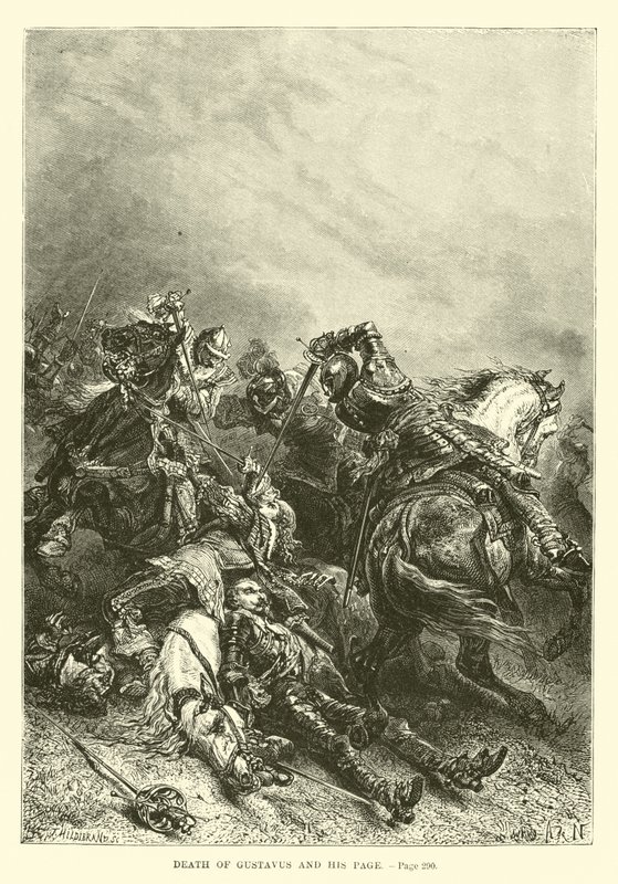 Death of Gustavus and His Page by French School