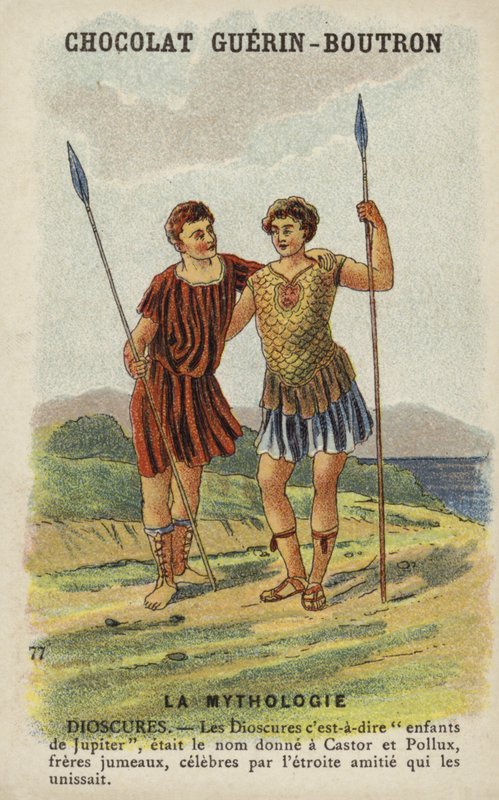 Dioscuri, i.e., Castor and Pollux by French School