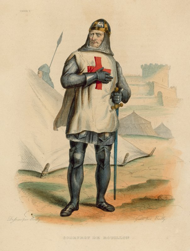 Godfrey of Bouillon by French School