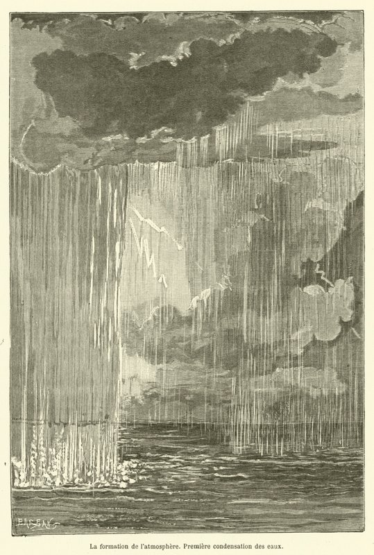 The Formation of the Atmosphere by French School