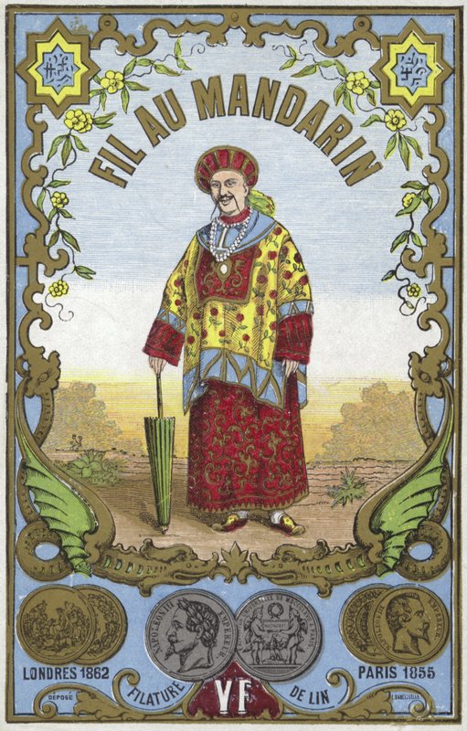 Label for Mandarin