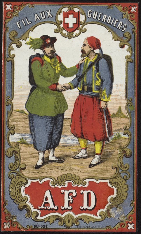Label for warrior