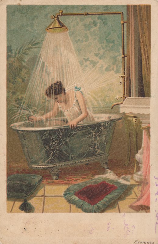 Lady in Bath by French School