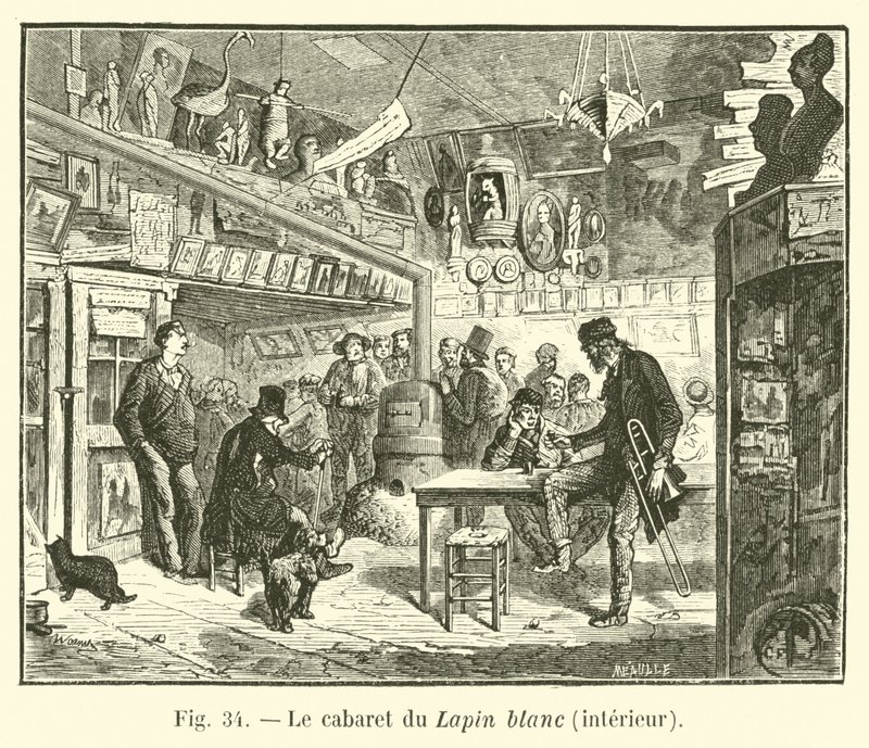 The White Rabbit Tavern, Interior by French School
