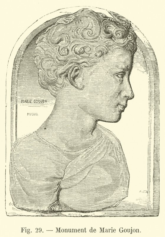 Monument of Marie Goujon by French School