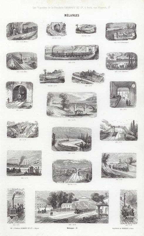 Page from Vignettes Typographiques by French School
