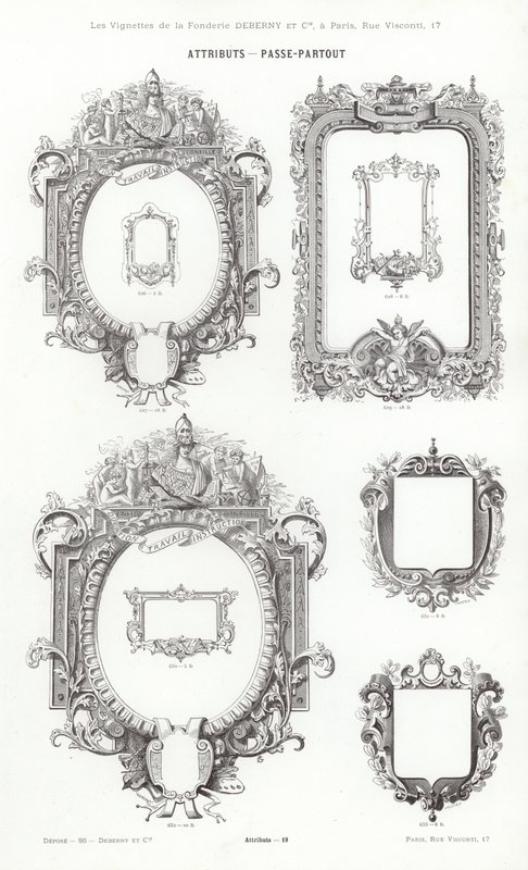 Page from Vignettes Typographiques by French School