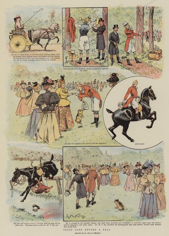 Pride goes before a Fall by French School