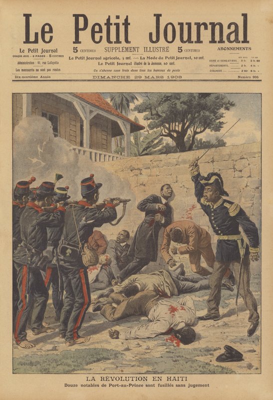 Revolution in Haiti by French School