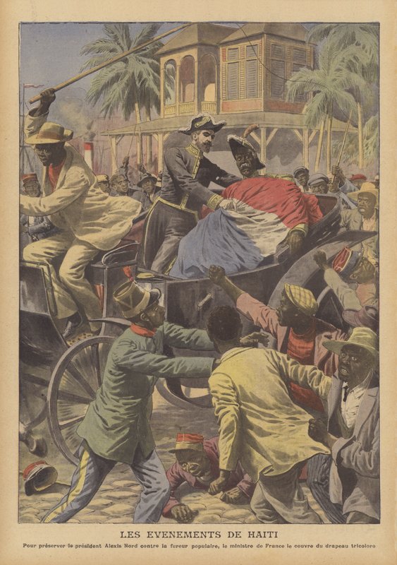 Revolution in Haiti by French School