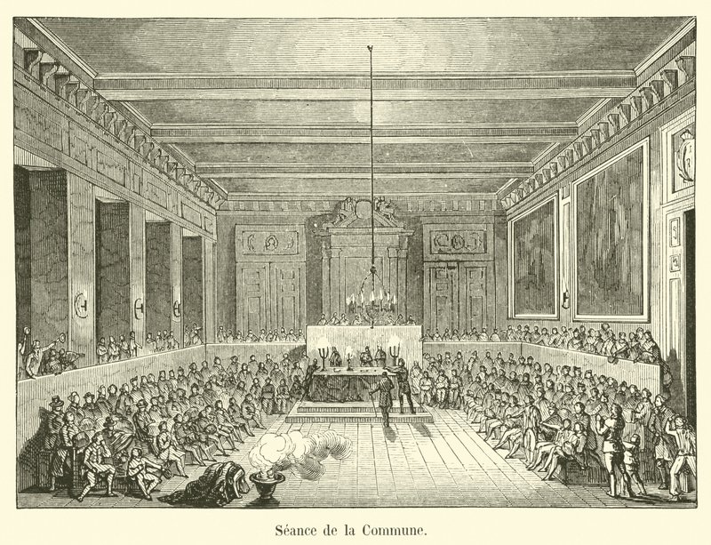 Session of the Commune by French School