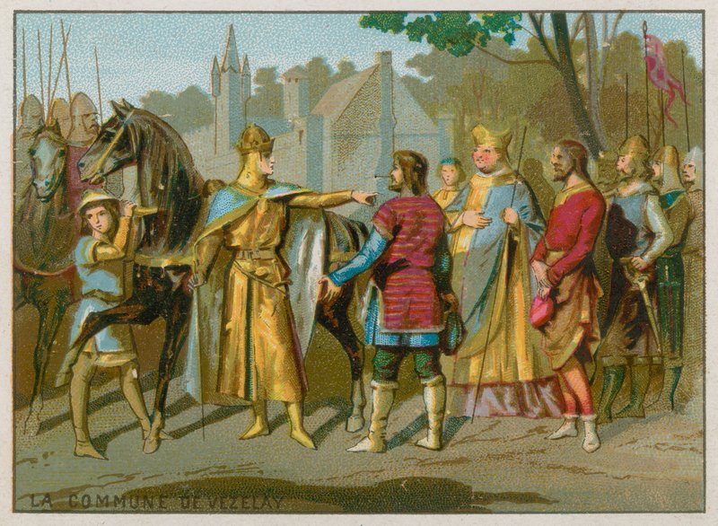 The Commune of Vezelay by French School