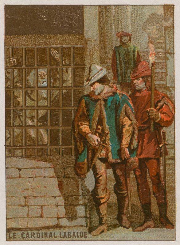 The imprisonment of Cardinal Jean Balue by French School