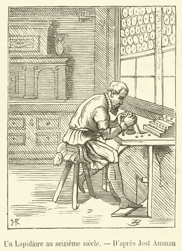 A Lapidary in the Sixteenth Century by French School