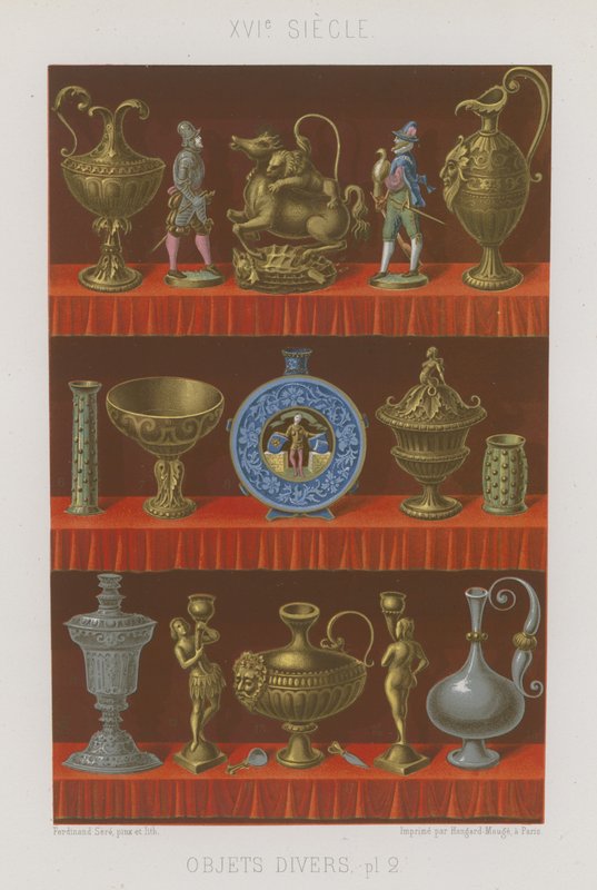 Various Objects of the 16th Century by French School