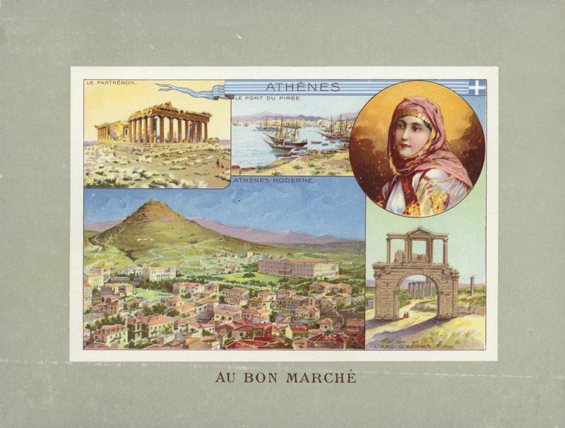 View of Athens by French School
