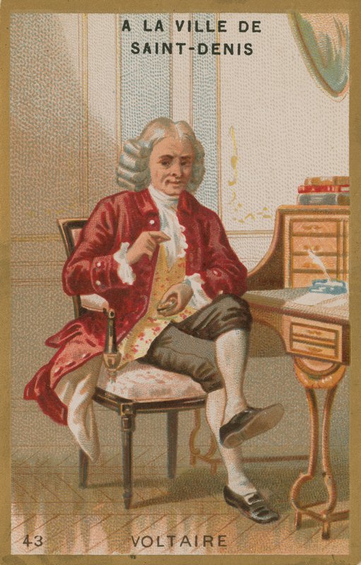 Voltaire, French Enlightenment Writer and Philosopher by French School