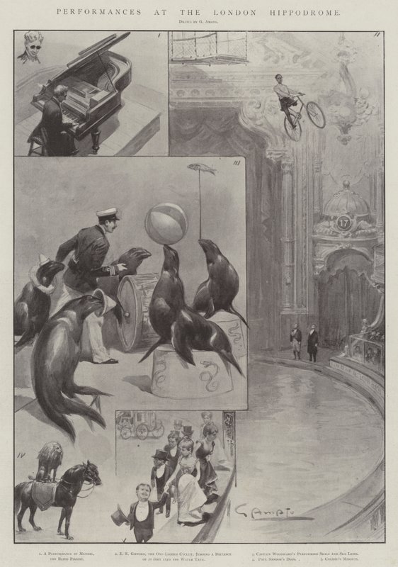 Performances at the London Hippodrome by G.S. Amato