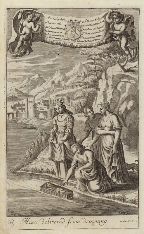 Moses Delivered from Drowning by G Freman