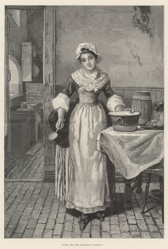 Come, Stir the Christmas Pudding! by George Adolphus Storey