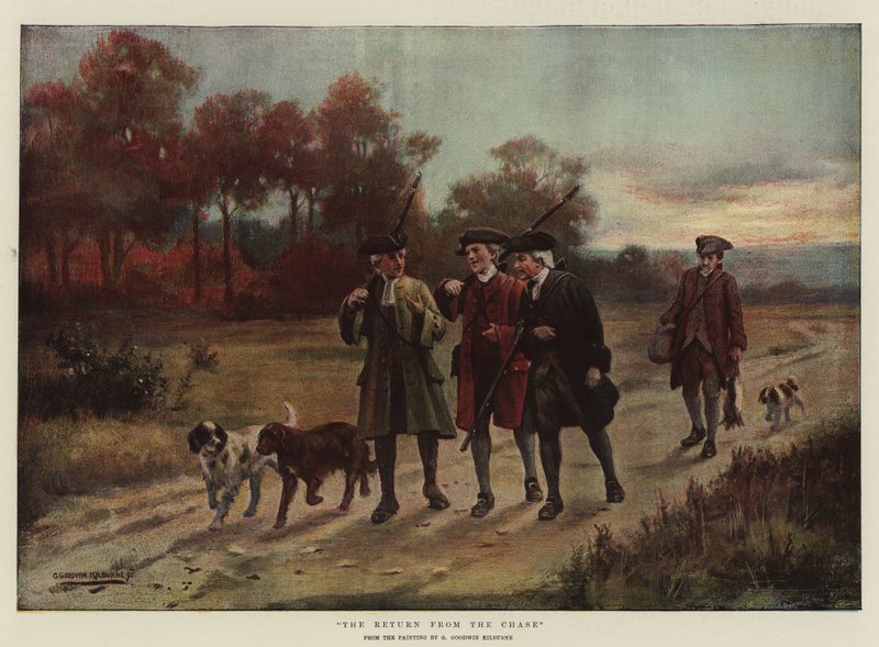 The Return from the Chase by George Goodwin Kilburne