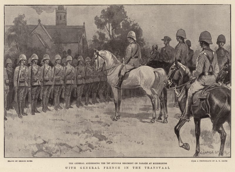 With General French in the Transvaal by George Soper