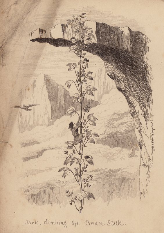 Jack and the Beanstalk by George (after) Cruikshank