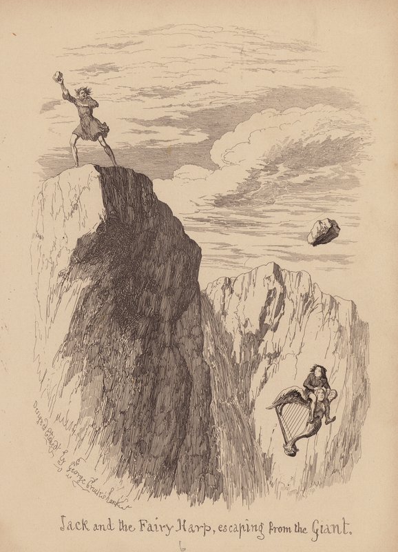 Jack and the Beanstalk by George (after) Cruikshank