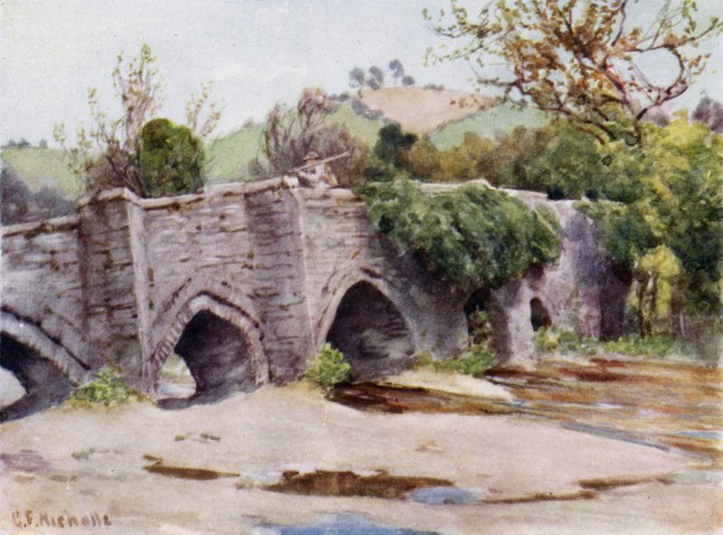 Old Bridge at Lostwithiel by George Franck Nicholls