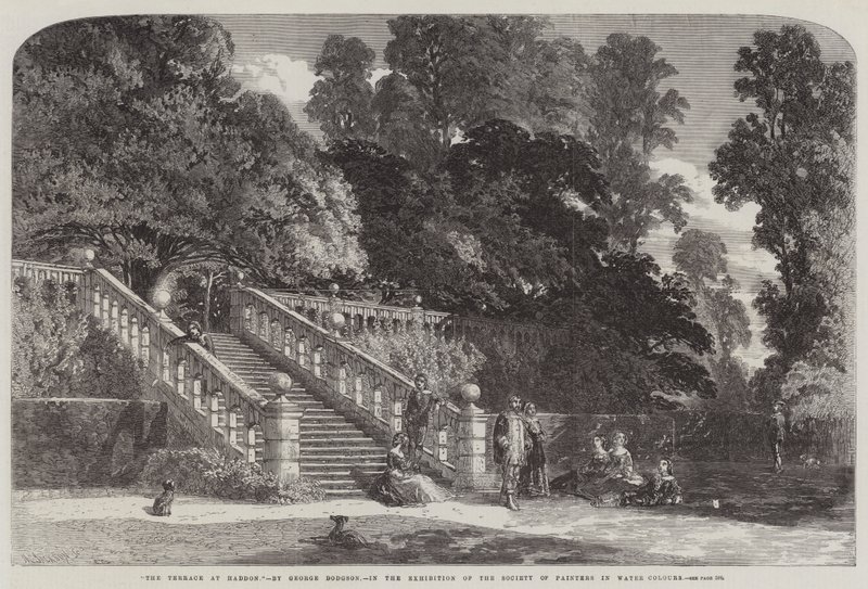 The Terrace at Haddon by George Haydock Dodgson