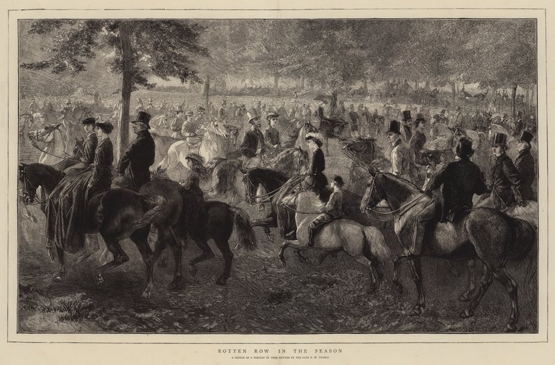 Rotten Row in the Season by George Housman Thomas