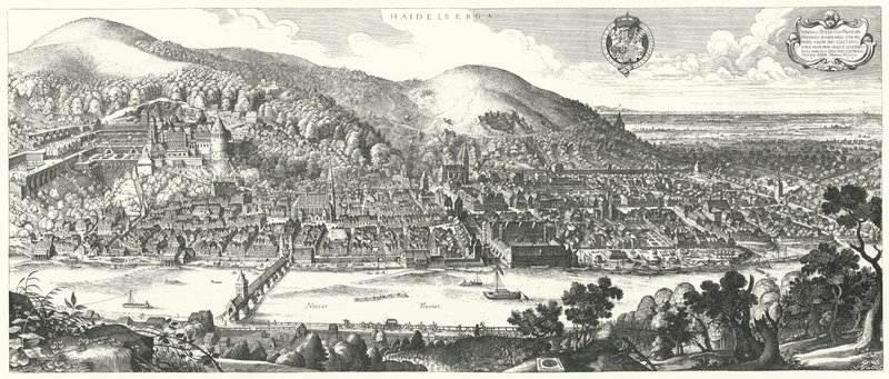 View of Heidelberg in 1620 Before its Destruction in the Thirty Years War by German School