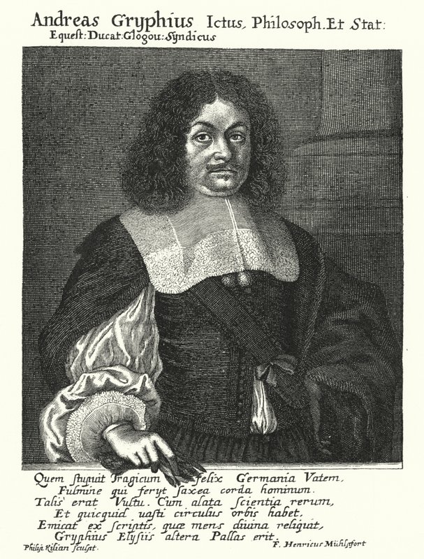 Andreas Gryphius, German Poet and Dramatist by German School