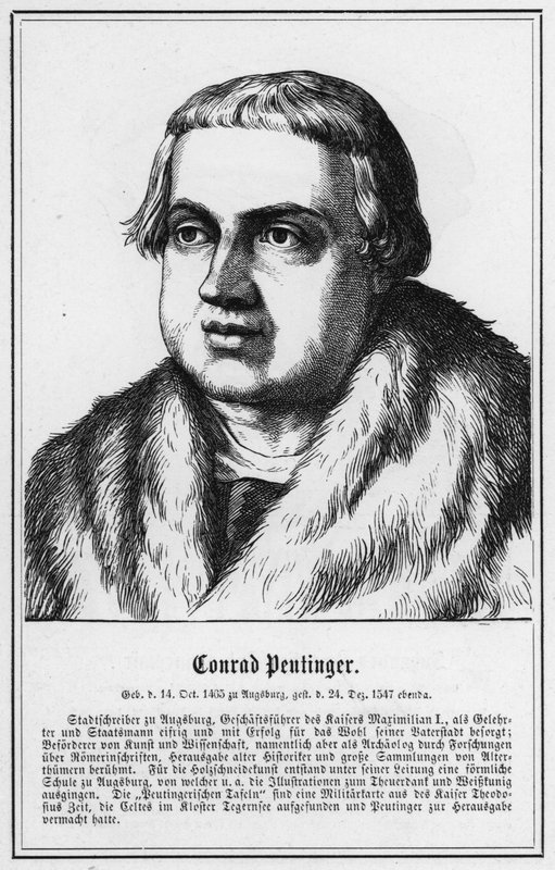 Conrad Peutinger by German School