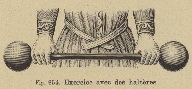 Exercise with a Barbell by German School