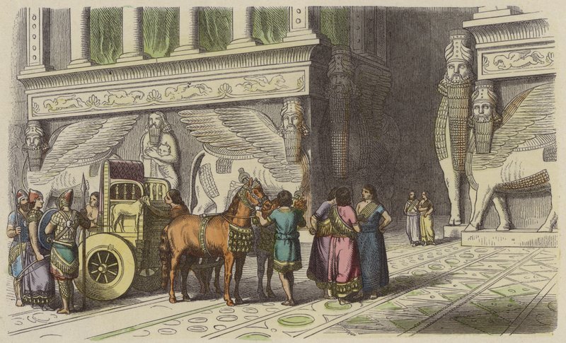 Gateway to an Assyrian Palace by German School